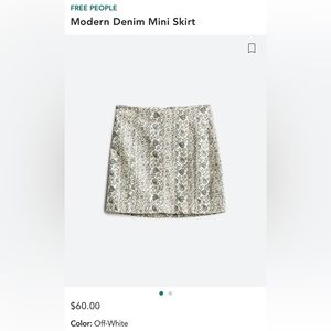Free People Mini Skirt!